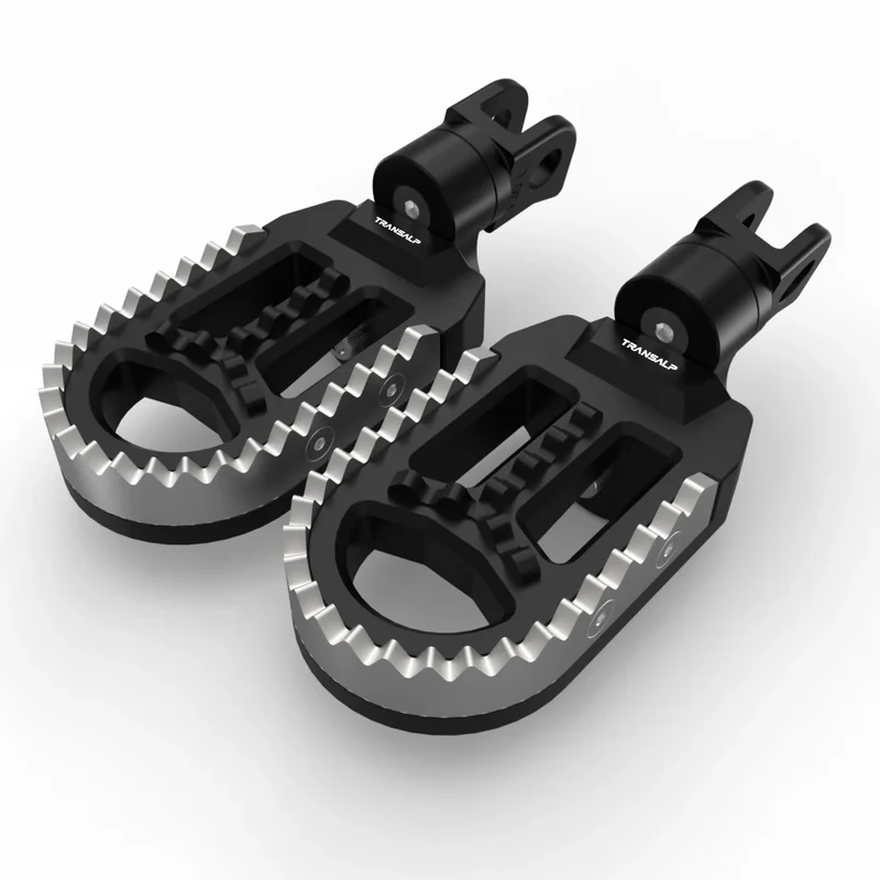 For Honda XL750 TRANSALP Kawasaki KLX250S KLX250R KLX300/650 Rotatable Footrest Footpegs Pedals Motorcycle Front Wide Foot Pegs