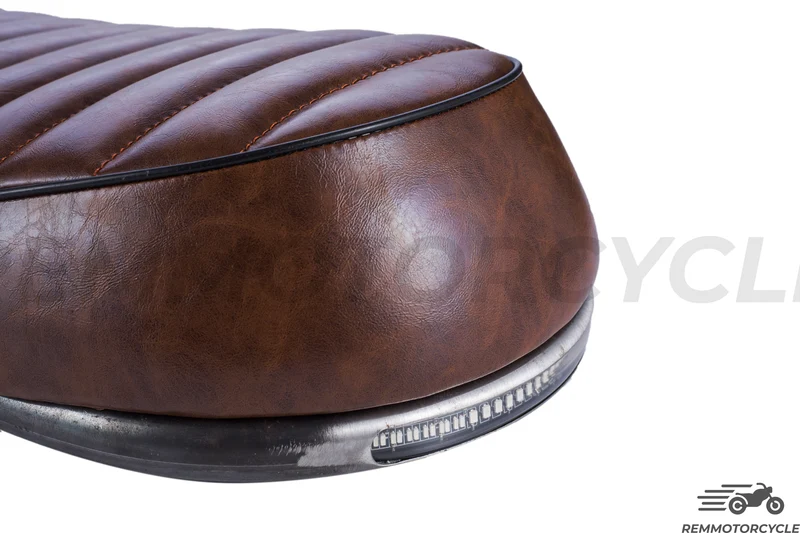 selle scrambler avec Boucle Arrière moto feux LED