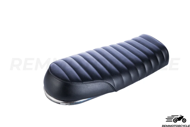 Selle Moto Noir + Boucle Plate Courte + bande LED intégrée