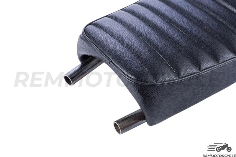 Selle Noir Racing + Boucle plate longue + Bande LED