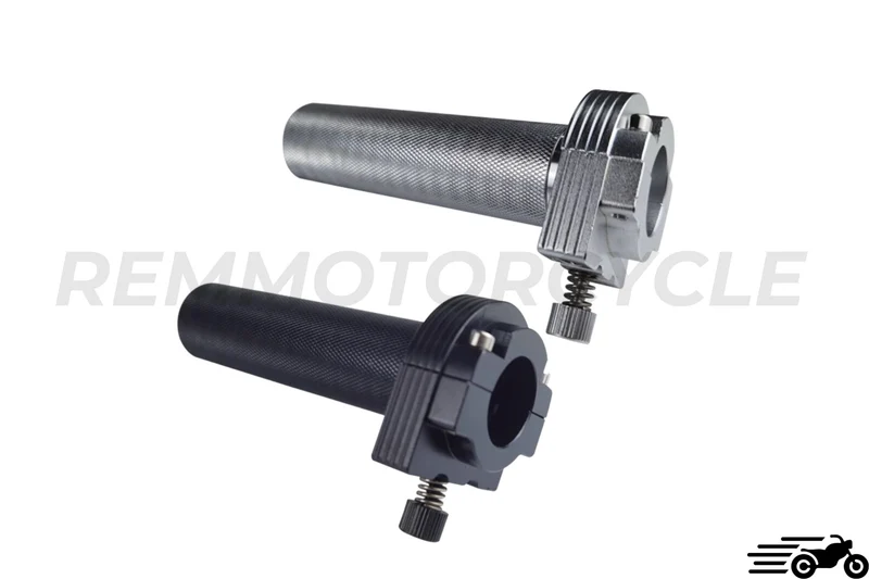 Poignée d'Accélérateur 22MM Aluminium avec 2 câbles
