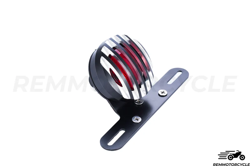Feu Arrière Grille 2 CNC Argent/Noir