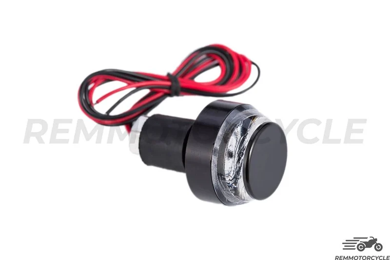 Paire de Clignotants Embouts de Guidon Bulles