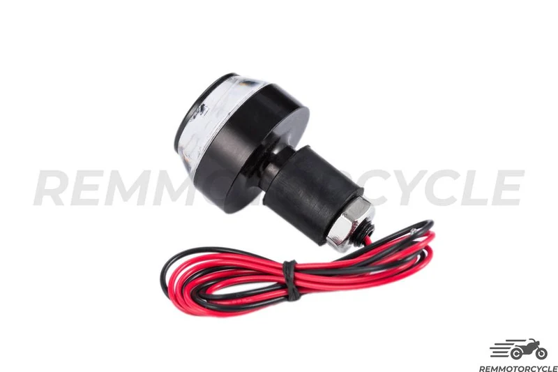 Paire de Clignotants Embouts de Guidon Bulles