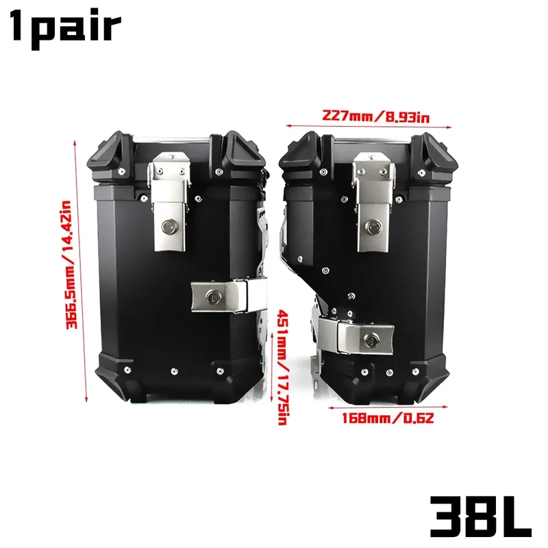 Motorcycle Trunk Side Luggage Case Pannier Side Box Bracket Frame Rear Top Box Helmet Topcase for BMW F750GS F850GS F750 850GS