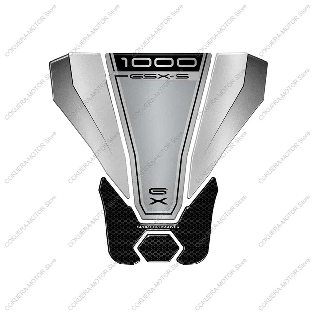 Tank Pad 3D Motorcycle Tank Stickers For GSX-S 1000 GX 2024 3D Gel Resin Protection Sticker Decals