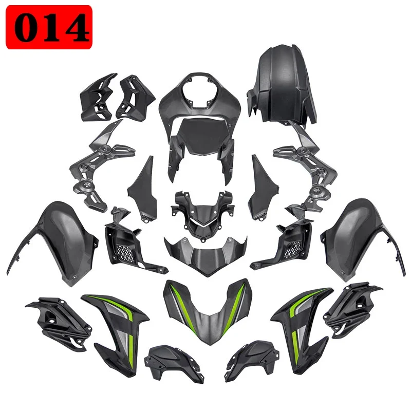 Fit For Kawasaki Z 900 2017 2018 2019 Motorcycle Black Fairings 22 PCS Injection Panel Bodywork Frame Protector Kits Z900 Parts