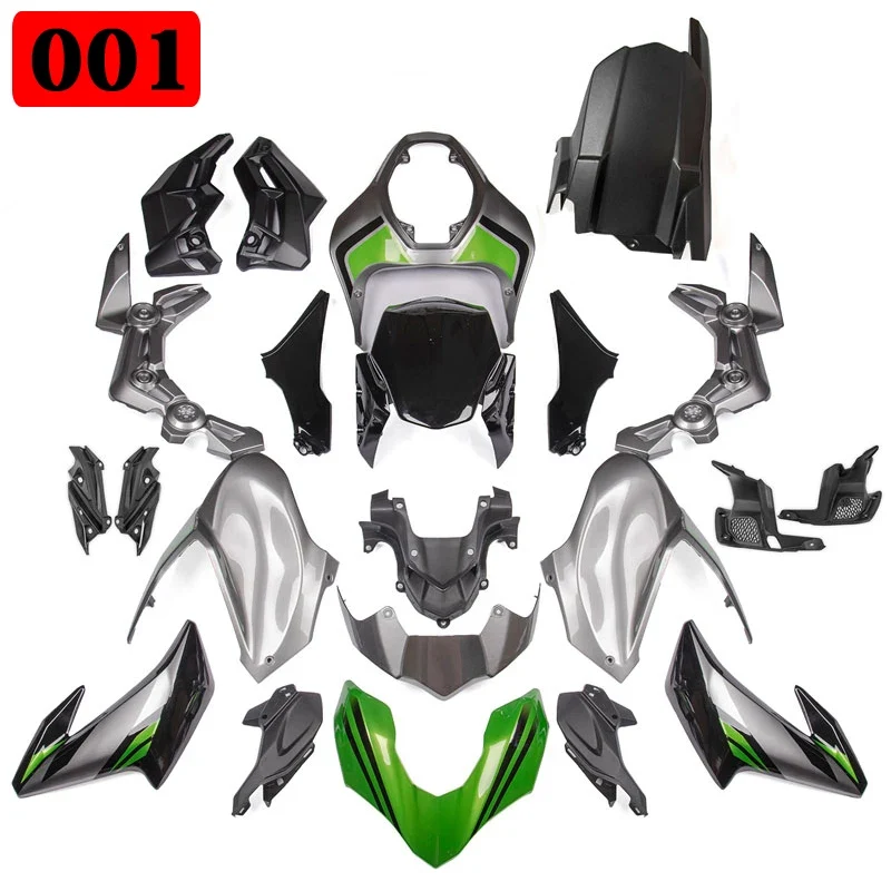 Fit For Kawasaki Z 900 2017 2018 2019 Motorcycle Black Fairings 22 PCS Injection Panel Bodywork Frame Protector Kits Z900 Parts