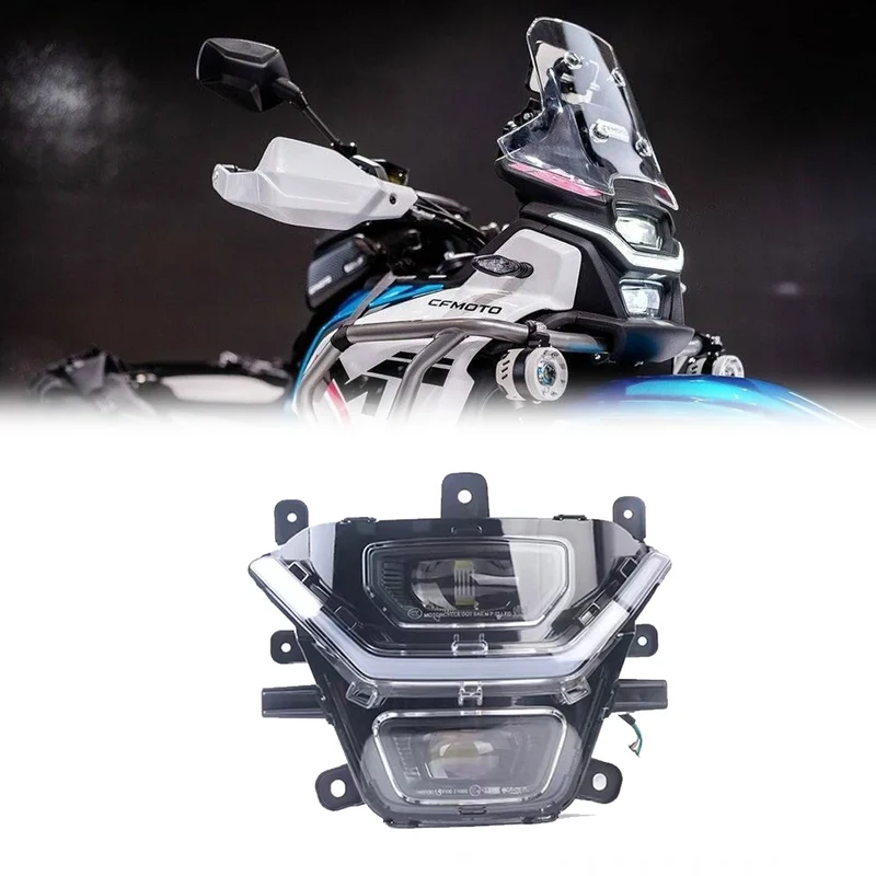 Motorcycle CFMOTO headlights original parts front fairing headlight assembly CF MOTO 450MT MT450 CF400-8/8A Headlamp