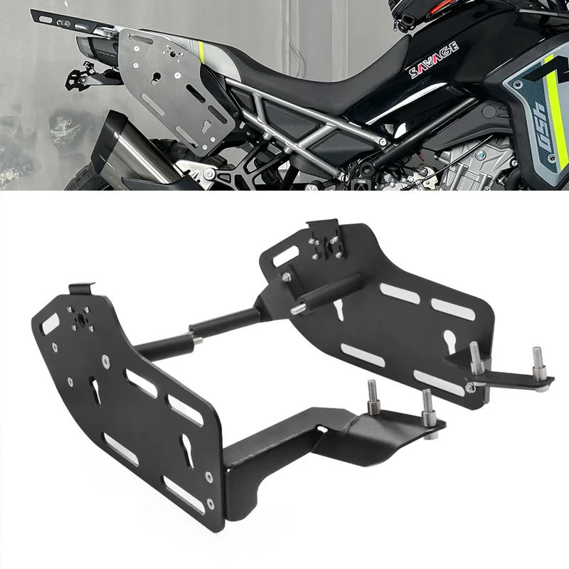 Waterproof Motorcycle 2pcs Saddlebag Travel Bags For CFMOTO 450MT 2024 Side Bag Storage Pannier Luggage Bracket Support MT450