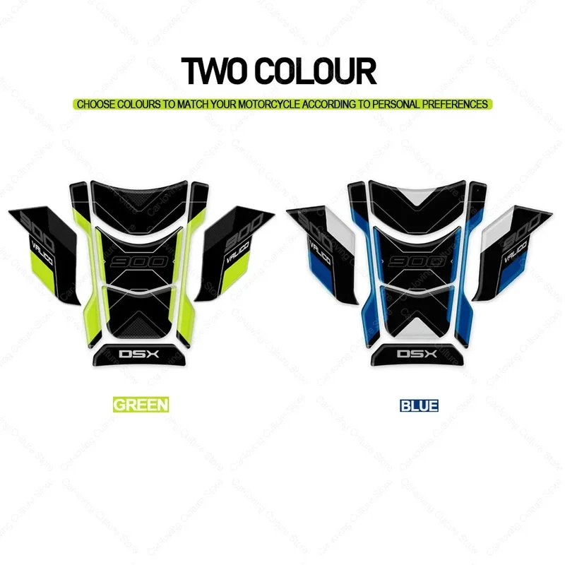 For Voge Valico 900DSX 900 DSX 2024 Motorcycle Tank Pad Kit Sticker Waterproof Scratch-Resistant 3D Resin Protective Sticker