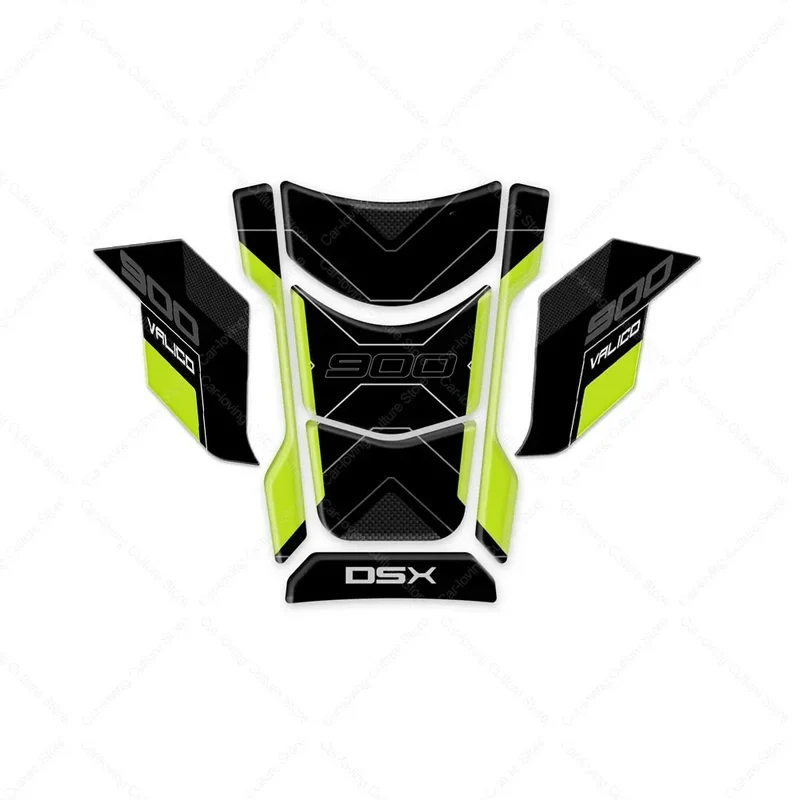 For Voge Valico 900DSX 900 DSX 2024 Motorcycle Tank Pad Kit Sticker Waterproof Scratch-Resistant 3D Resin Protective Sticker