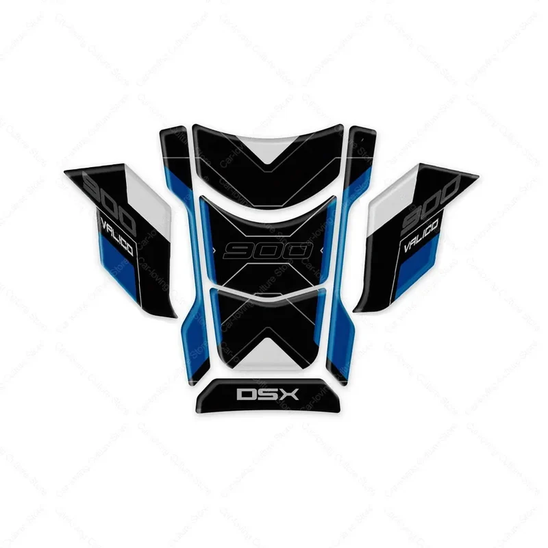 For Voge Valico 900DSX 900 DSX 2024 Motorcycle Tank Pad Kit Sticker Waterproof Scratch-Resistant 3D Resin Protective Sticker