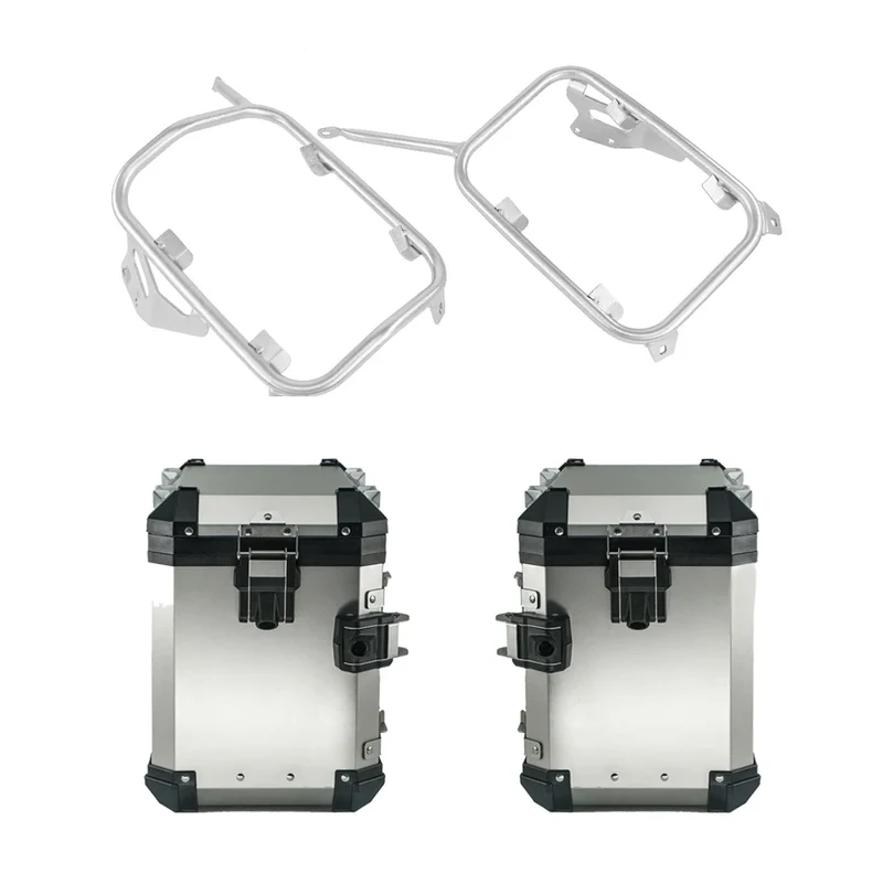 Motorcycle Helmet Box Top Tail Rear Luggage Storage Tool Cases Panniers With Bracket Rack For Honda NC750X NC 750 X/S 2021-2023