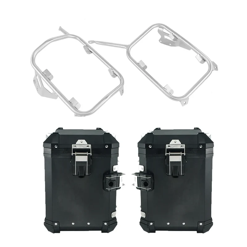 Motorcycle Helmet Box Top Tail Rear Luggage Storage Tool Cases Panniers With Bracket Rack For Honda NC750X NC 750 X/S 2021-2023