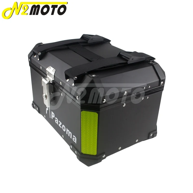 Universal Waterproof Rear Box Top Case 45L Cargo Passenger Luggage Box for BMW R1200GS Honda CRF NC700X NC750X Suzuki Tail Box