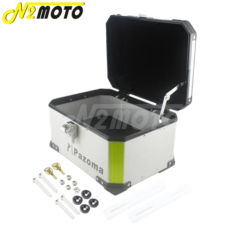 Universal Waterproof Rear Box Top Case 45L Cargo Passenger Luggage Box for BMW R1200GS Honda CRF NC700X NC750X Suzuki Tail Box