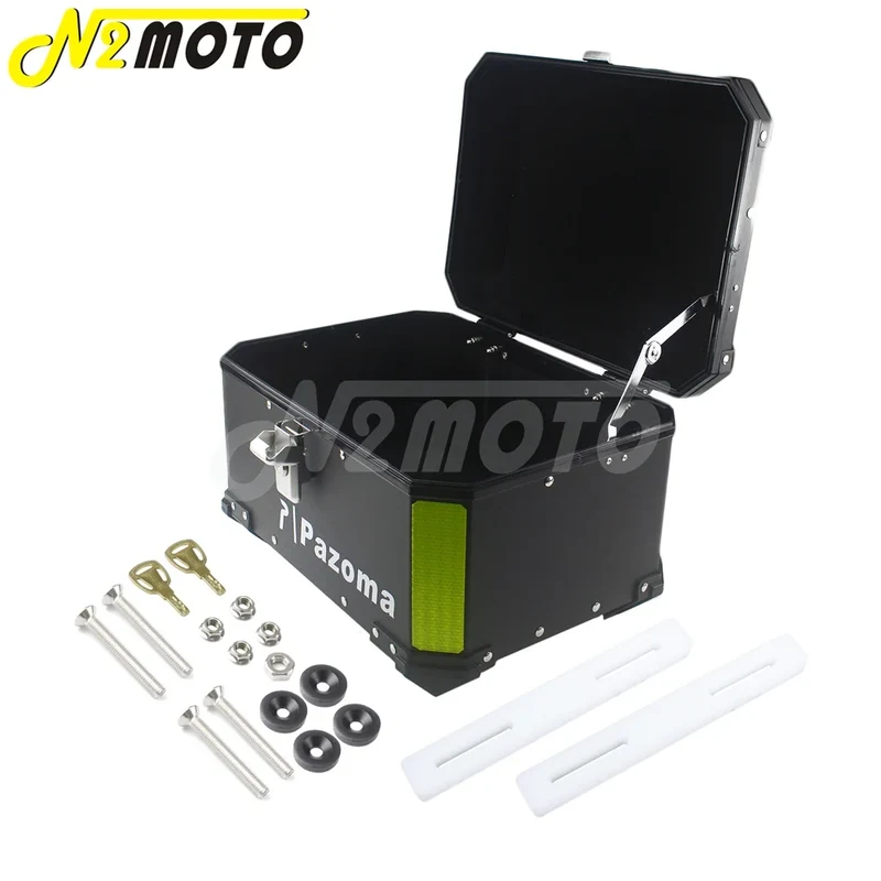 Universal Waterproof Rear Box Top Case 45L Cargo Passenger Luggage Box for BMW R1200GS Honda CRF NC700X NC750X Suzuki Tail Box