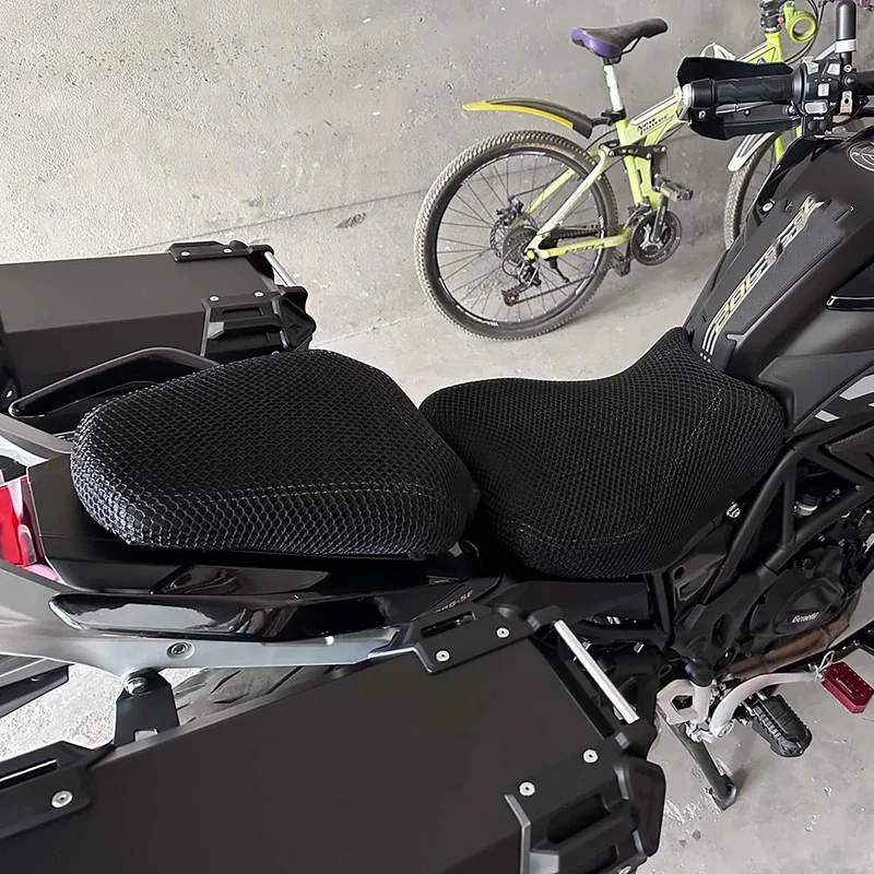 Motorcycle Mesh Seat Cover Heat Insulation Seat Cushion Cover Protector For Benelli TRK702X TRK702 TRK 702 X 702X Accessories