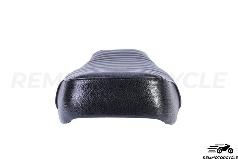 Selle cafe racer biplace noir