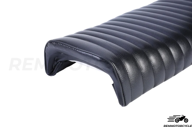 Selle cafe racer biplace noir