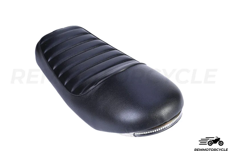 Selle Cafe Racer avec Boucle arriere et Feux LED intégrées pour XJR