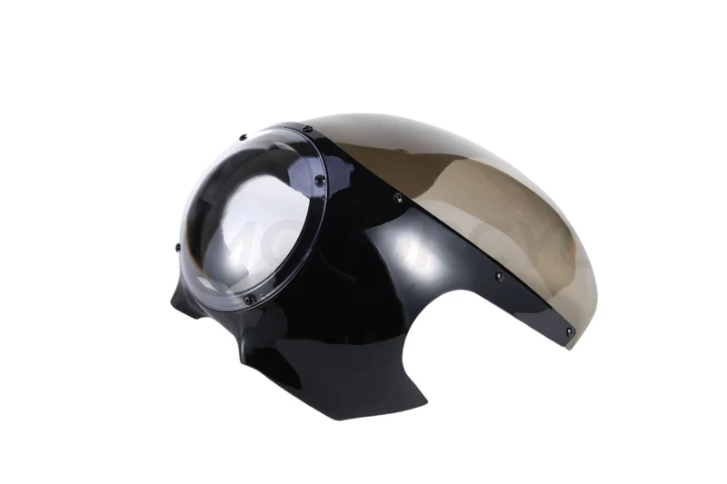 Tete de fourche Cafe Racer Noir Type 2