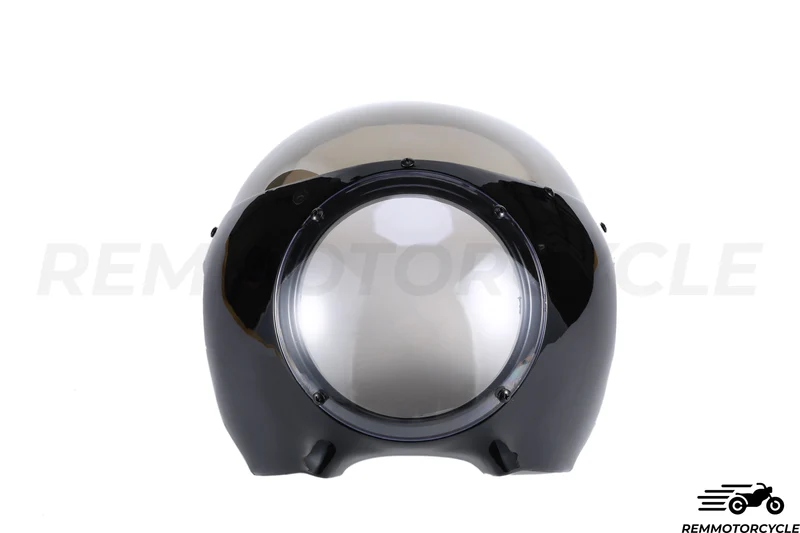 Tete de fourche Cafe Racer Noir Type 2