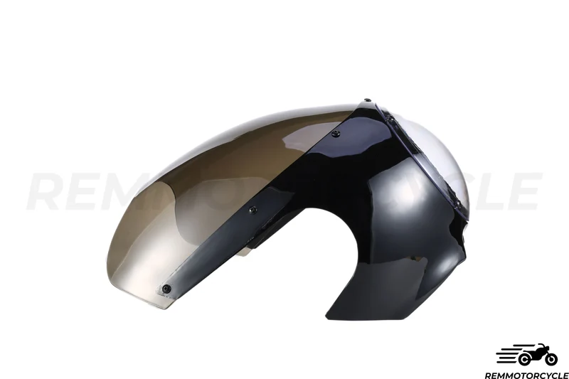 Tete de fourche Cafe Racer Noir Type 2