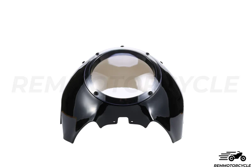 Tete de fourche Cafe Racer Noir Type 2