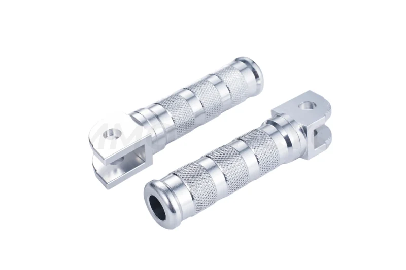 Reposes pieds CNC Aluminium Chrome