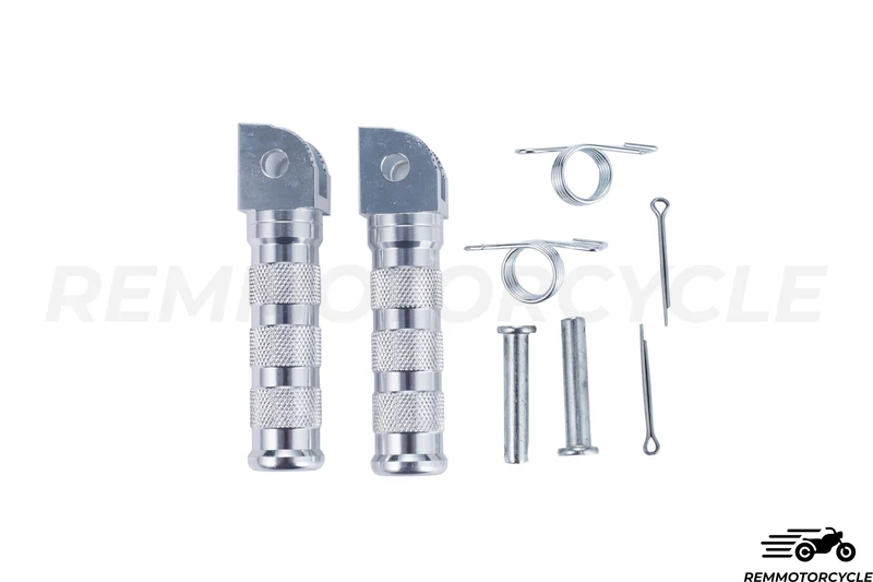 Reposes pieds CNC Aluminium Chrome