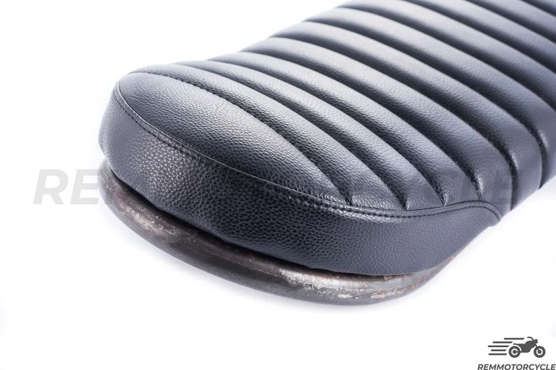Selle Noir relevée Type 2 fond en métal 50 ou 60 cm avec Boucle Avec ou Sans LED