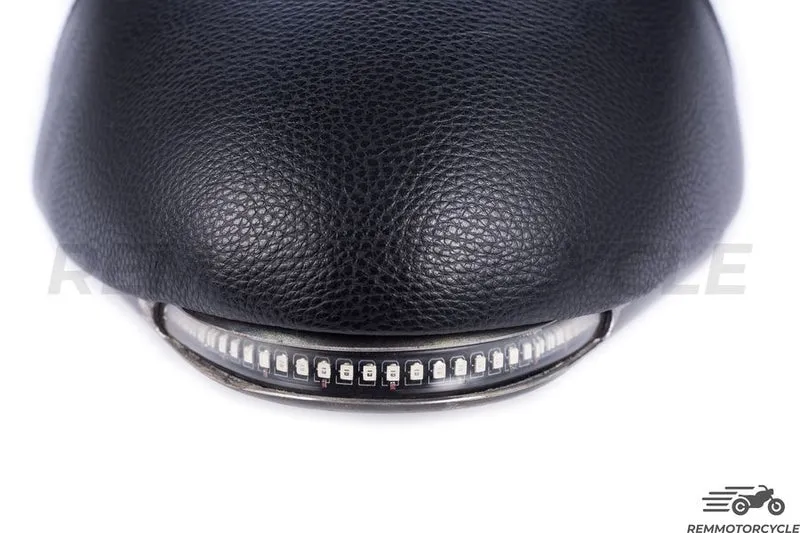 Selle Racing 2 avec Boucle à bande LED Noir