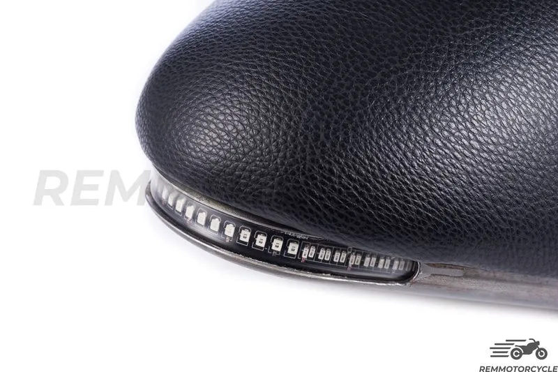Selle Racing 2 avec Boucle à bande LED Noir