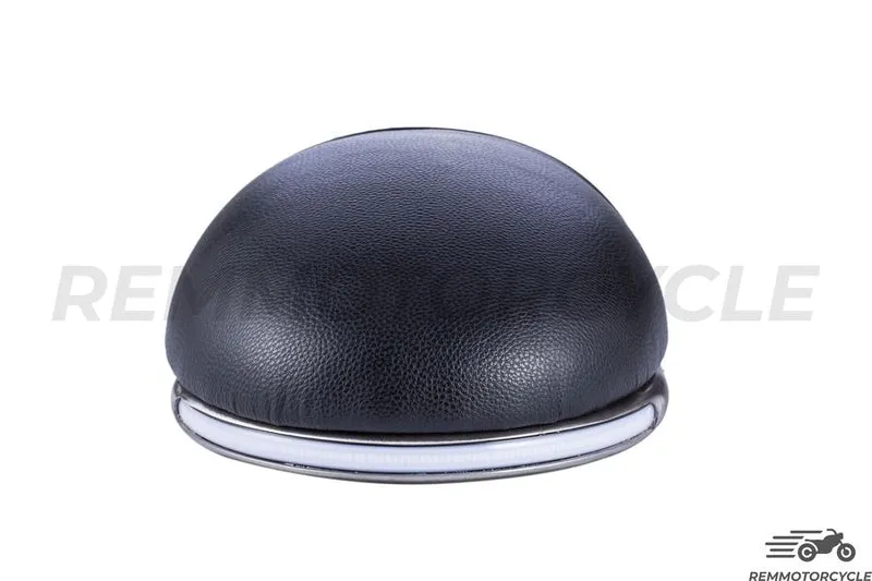 Selle Noir Racing + Boucle LED cligntotants Défilants