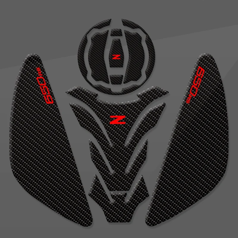Z650RS 2024 Motorcycle Tank Pad Protector Fit For KAWASAKI Z650 RS 2022-2023 Transparent Fish Bone Decal