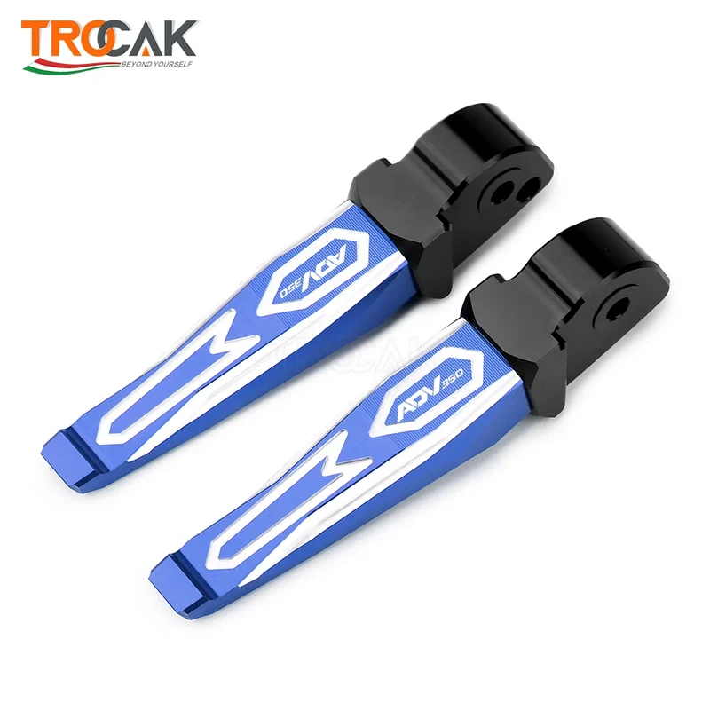 For HONDA ADV350 ADV 350 2021-2023 Motorcycle Accessories Rear Passenger Footrest Foot Rest Pegs Rear Pedals anti-slip pedals