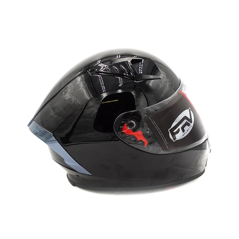 Casque intégral noir (taille S à XL) (L)