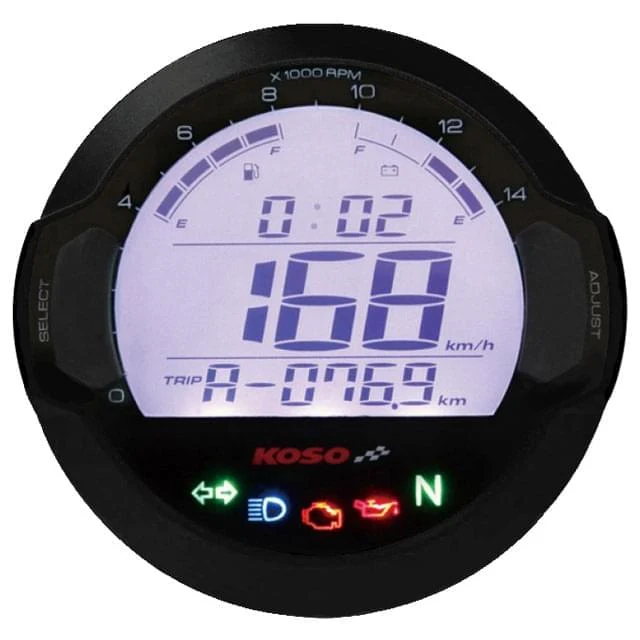 Marcador multifuncion DL-03S D64 0-360 km/h - 15000 RPM (CE) Koso