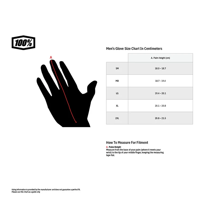 Guantes Motocross 100% Itrack System blanco