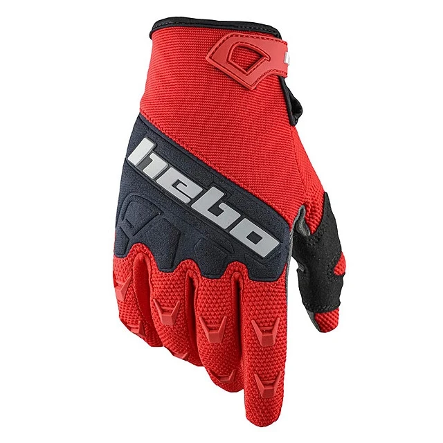 Guantes Enduro Hebo Scratch II rojo-negro