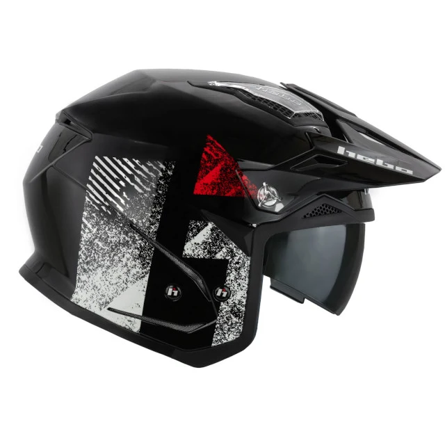 Casco Hebo Zone 5 H Type - Negro Brillo
