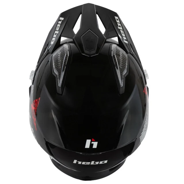 Casco Hebo Zone 5 H Type - Negro Brillo