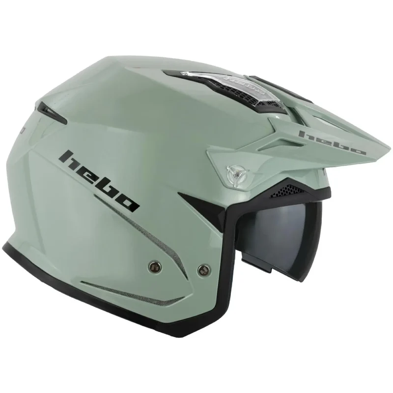 Casco Hebo Zone 5 Monocolor - Verde Brillo