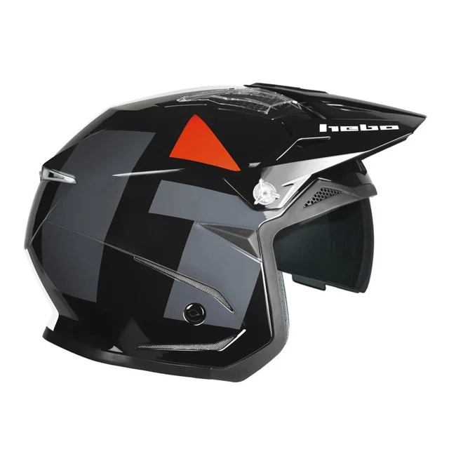 Casco Trial Hebo Zone 5 H-Type - negro
