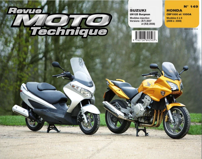 Manuel de réparation Honda CBF 1000 2006 2008