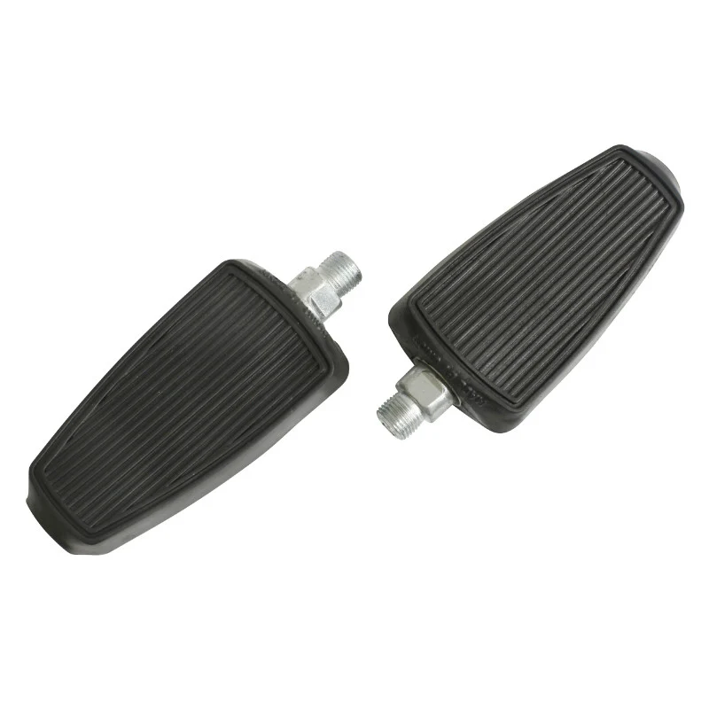 Pédale City - Cyclo Marwi Union Adaptable Peugeot 103 Noir Résine Filetage Francais (14X1,25 mm)