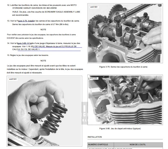 Manuel d'atelier Harley Davidson V-Rod 2013 en français