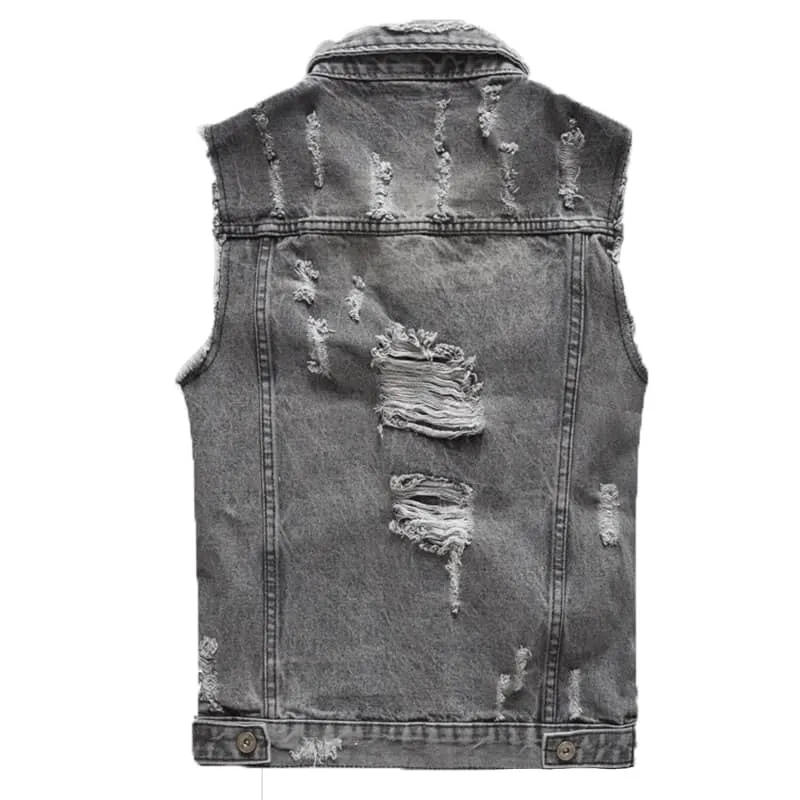 Gilet jean biker - Dark